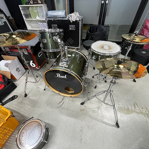 펄 드럼 5기통 판매 (pearl export series) (하드웨어 포함)