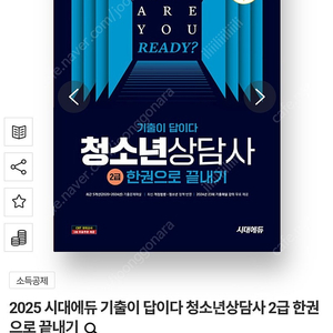 2025 시대에듀 기출이 답이다 청소년상담사 2급 한권으로 끝내기