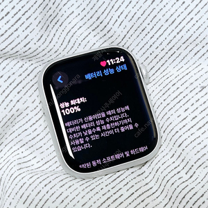 애플워치 9 45mm 셀룰러 + 아이폰 정품 USB