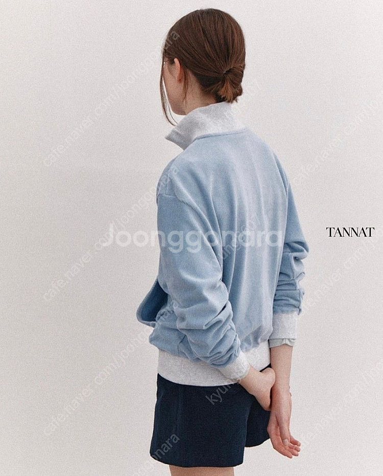 타낫 벨루아 하프 집업--4