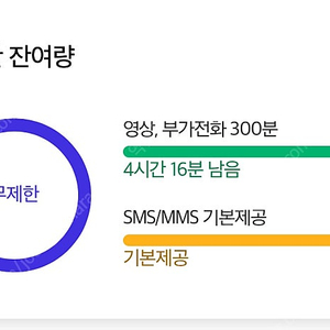 Sk데이터 2기가 2500팝니다