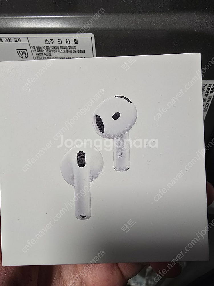 에어팟 4세대 노이즈캔슬링 미개봉 MXP93KH--0