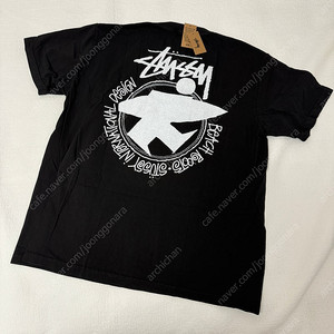 스투시 서프맨 비치 루트 티셔츠 반팔 블랙 L, XL 사이즈 새제품 팝니다. Stussy