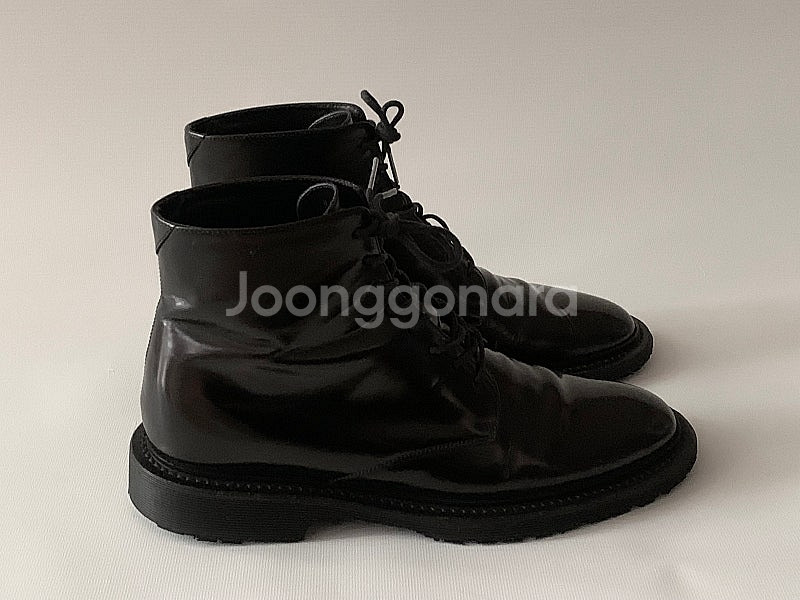 생로랑 레이스업 부츠--3