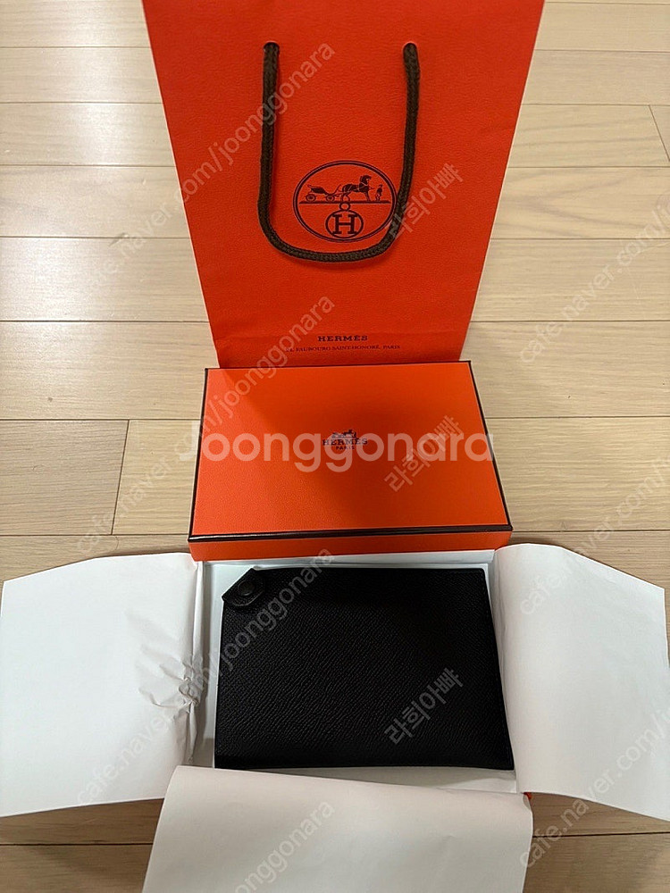 에르메스 타르막 여권케이스 새상품--0