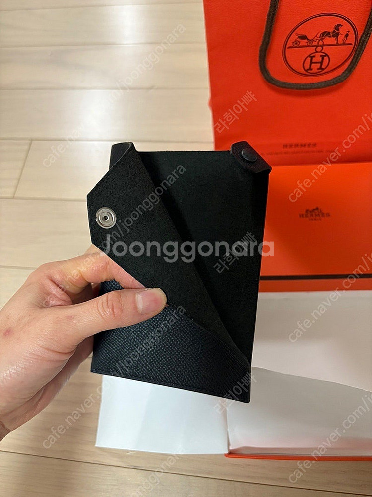 에르메스 타르막 여권케이스 새상품--1