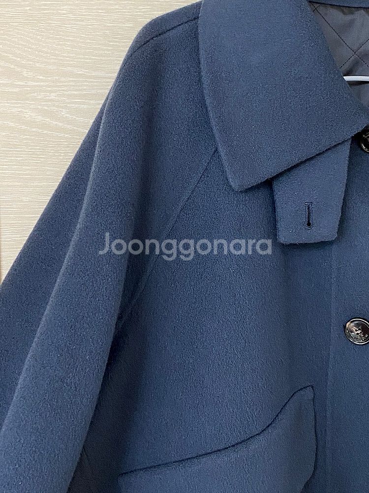 한섬코트 시스템코트 새상품 캐시미어 여성코트--8