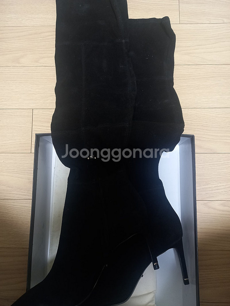 마시모두띠 니하이 블랙 가죽 부츠 35만9천->15만원...--1