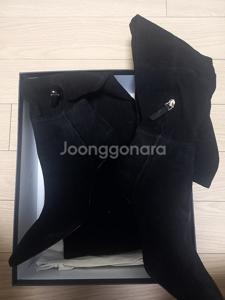 마시모두띠 니하이 블랙 가죽 부츠 35만9천->15만원...--2