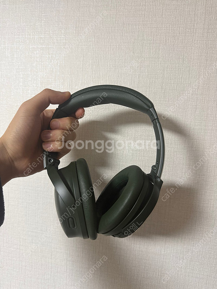보스 qc 그린 헤드폰 팝니다--0