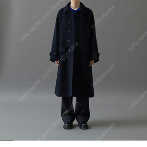 어나더오피스 볼드 발마칸 코트 다크네이비 2사이즈 새상품 (Voyager Bold Balmacaan Coat (Dark Navy)) 판매