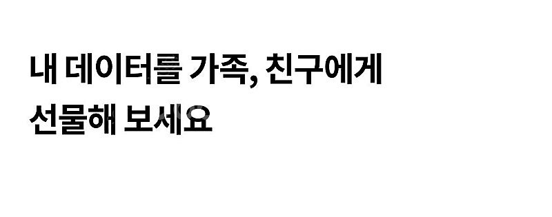 LG 데이터 2기가 판매합니다.--1