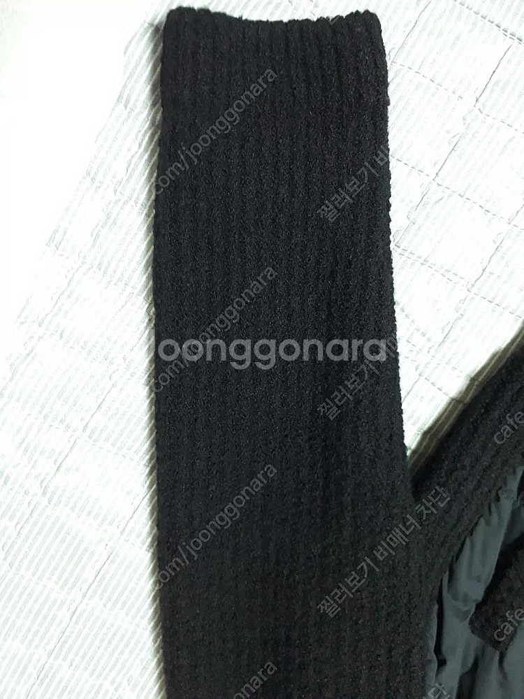 더캐시미어 니트 구스 점퍼 블랙85--6