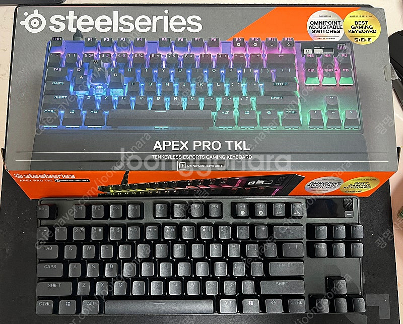 스틸시리즈 apex pro TLK 64856 키보드팝니...--0