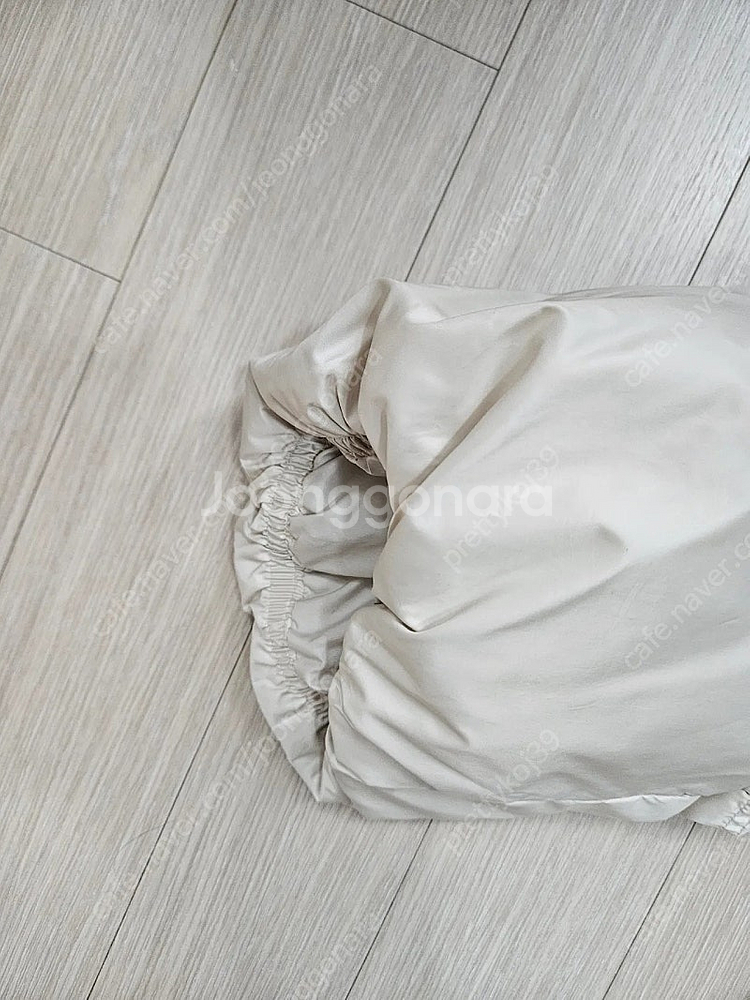 한섬 오브제 후드 다운 점퍼--4