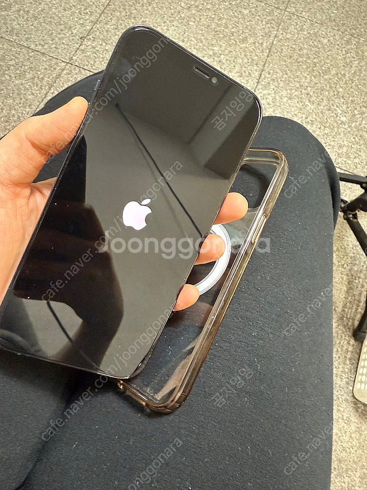 아이폰12프로맥스 128 블루 최상급--1