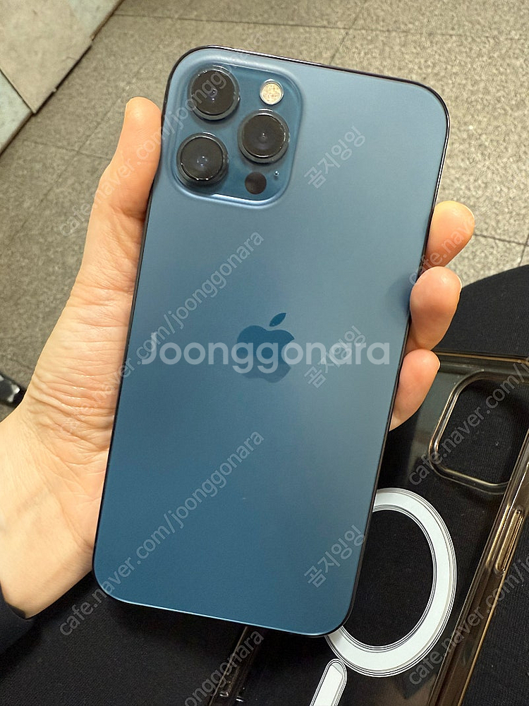 아이폰12프로맥스 128 블루 최상급--2