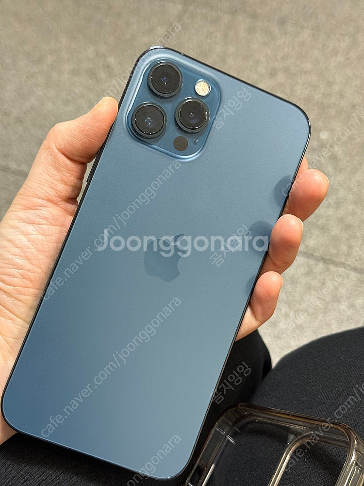 아이폰12프로맥스 128 블루 최상급--4