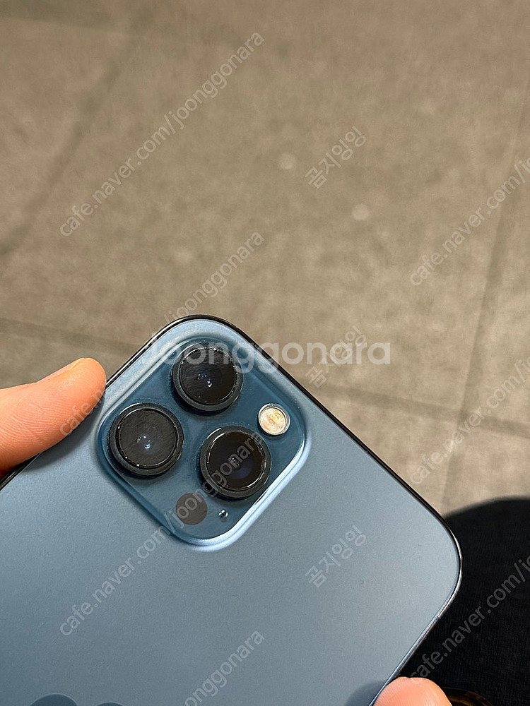 아이폰12프로맥스 128 블루 최상급--5