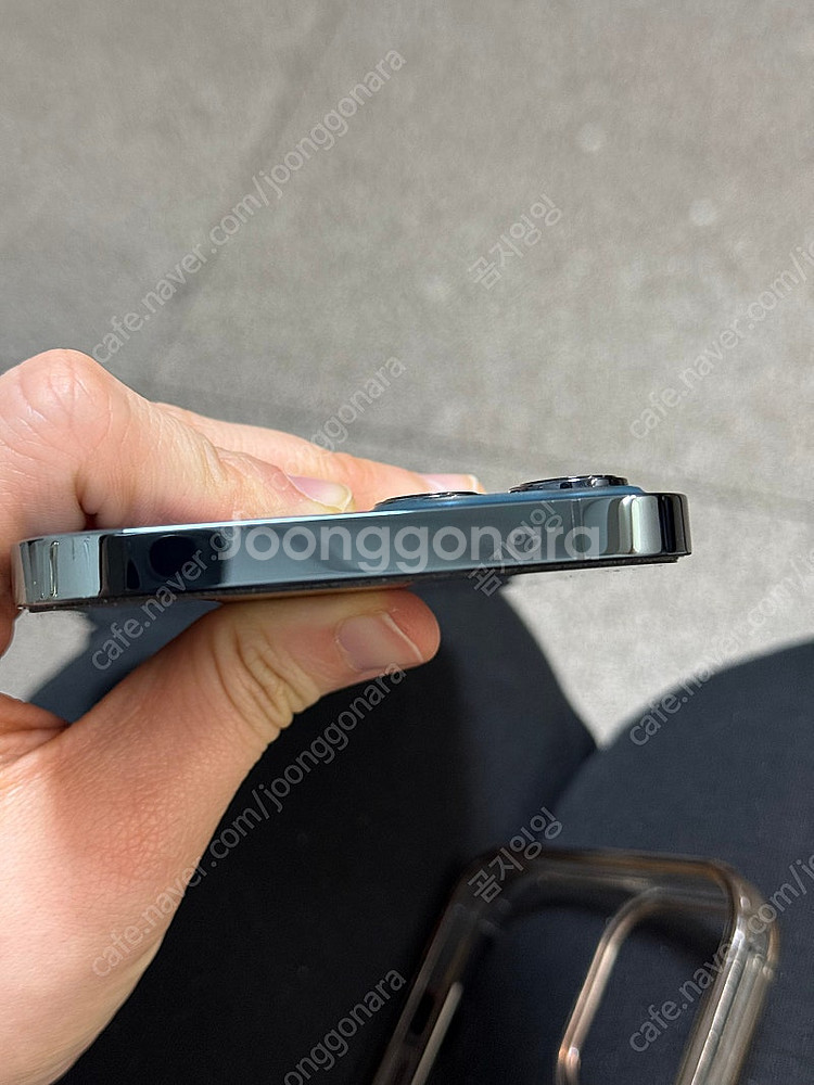 아이폰12프로맥스 128 블루 최상급--7