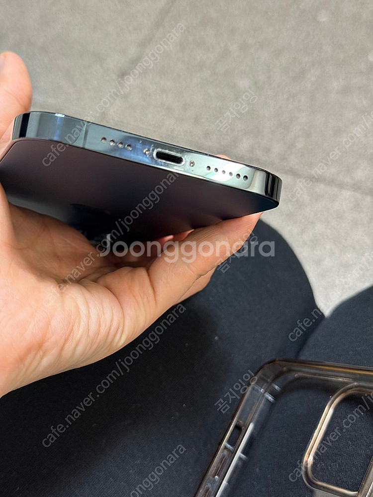 아이폰12프로맥스 128 블루 최상급--8