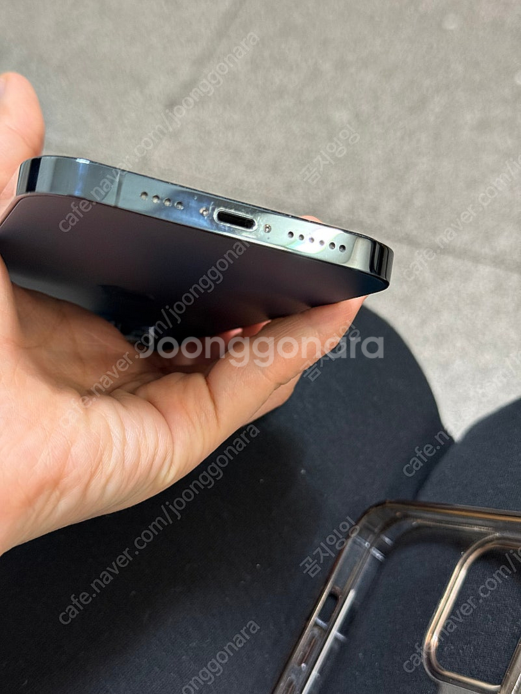 아이폰12프로맥스 128 블루 최상급--9