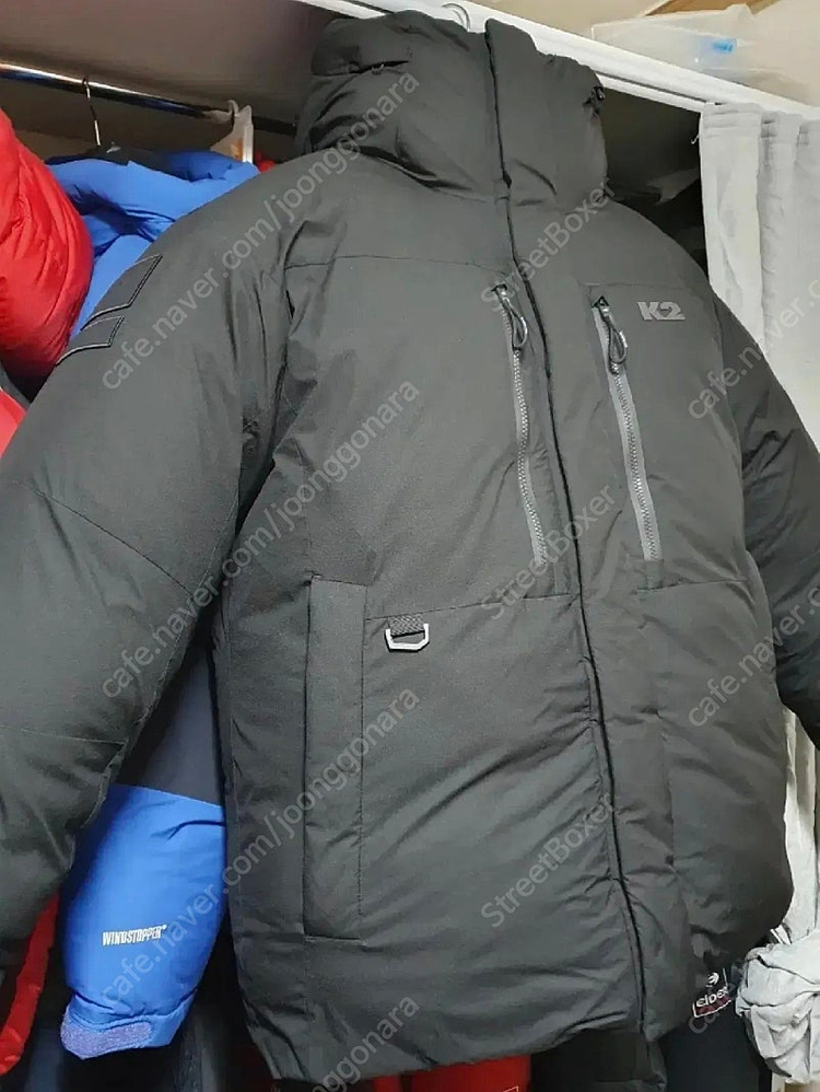 K2 2023 올블랙 오버필 코볼드 히말라야 코볼트 대장급 우모복 패딩 파카 이미지