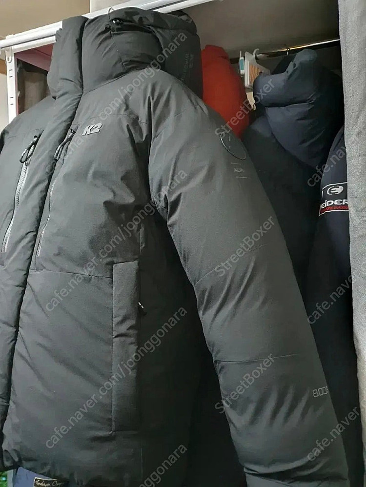 K2 2023 올블랙 오버필 코볼드 히말라야 코볼트 대장급 우모복 패딩 파카 이미지