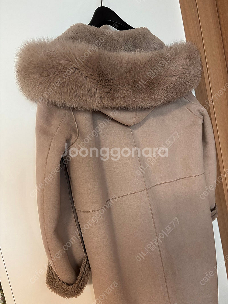 ZOOC 주크 쥬크 양면 리버시블 왕폭스 후드코트롱무스탕 정가100만원대 189000원--7