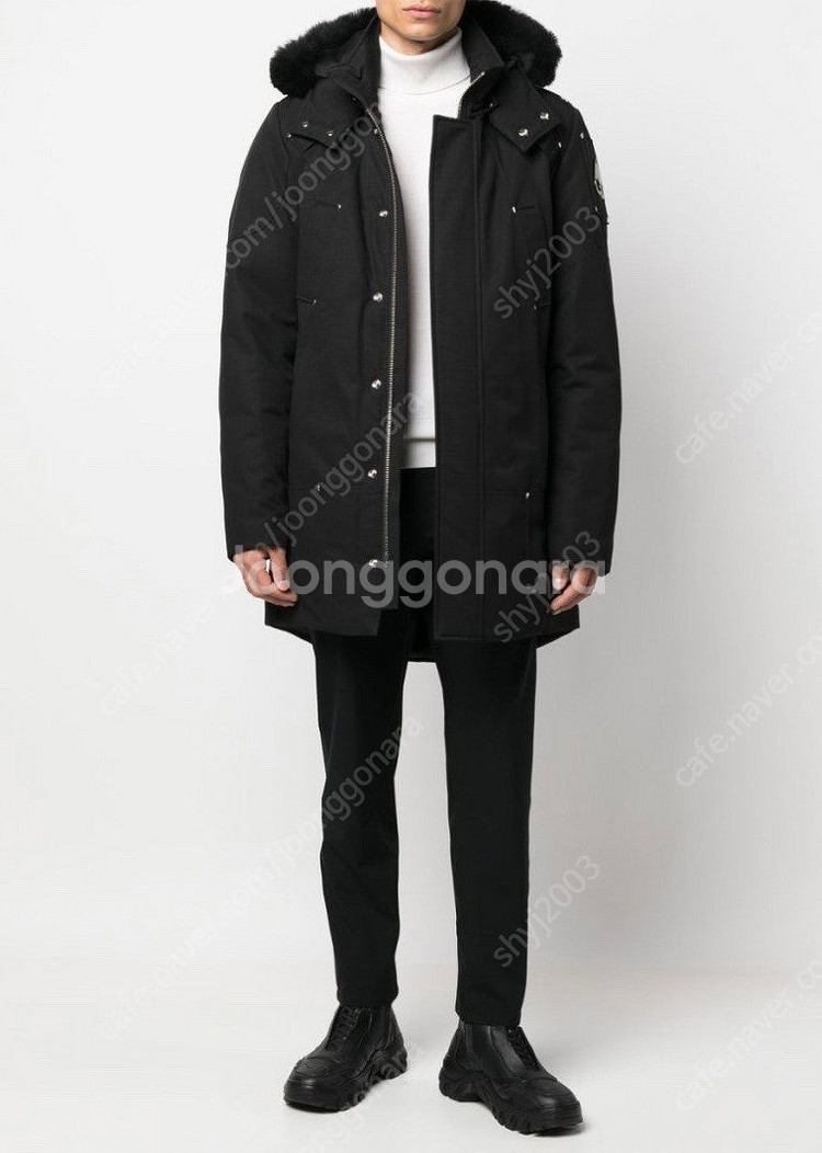 무스너클 시어링 코트 패딩--0