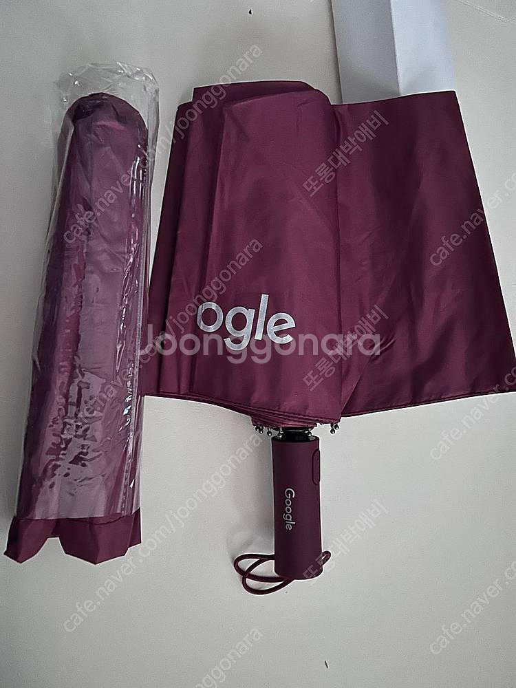 [새제품] 구글제작 접이식우산 양산 희귀템--0