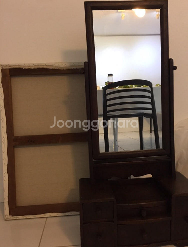 골동품 고가구 경대--1