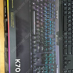 커세어 k70 rgb mk2 박풀