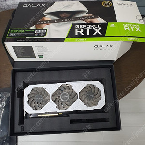 갤럭시 GALAX 3080Ti EX GAMER WHITE OC D6X 12GB (AS 보증 남음)