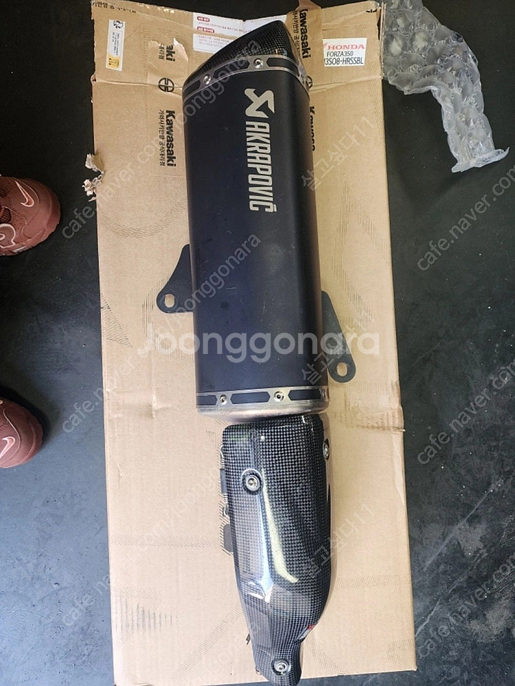 혼다 adv350 포르자350 아크라포빅 인증촉매 구변...--3