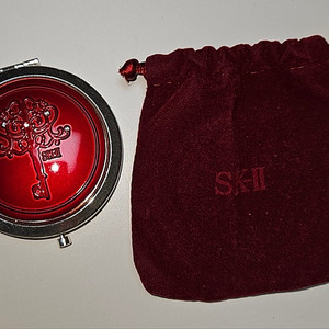 SK II SK2 스왈롭스키 거울, 확대경 팩트 형태+벨벳파우치