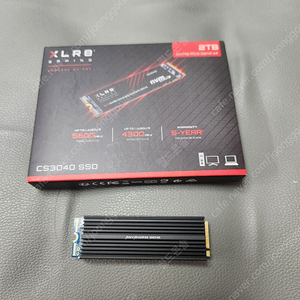 [판매] PNY CS3040 gen4 m.2 nvme 2tb ps5호환 (12만원)