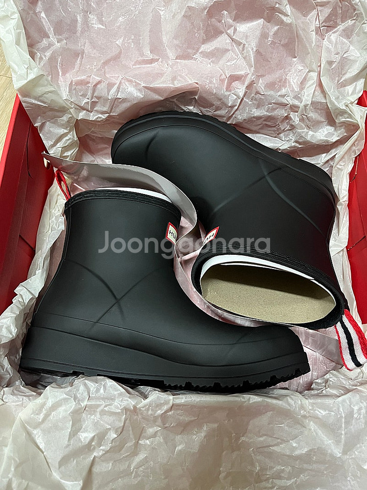 헌터 플레이숏 레인부츠 220mm--1