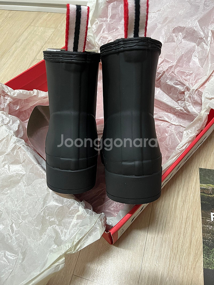 헌터 플레이숏 레인부츠 220mm--2
