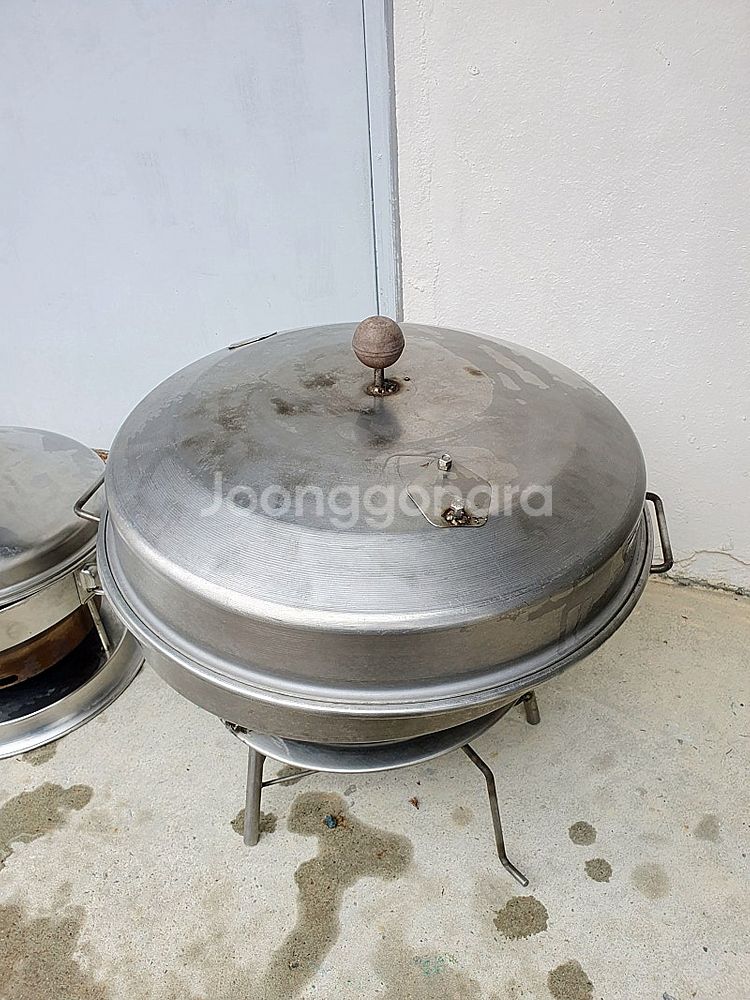 스테인리스 캠핑화로 바베큐그릴 항아리 화로 훈제항아리 ...--8
