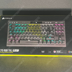 커세어 K70 RGB TKL 적축 정발 미개봉