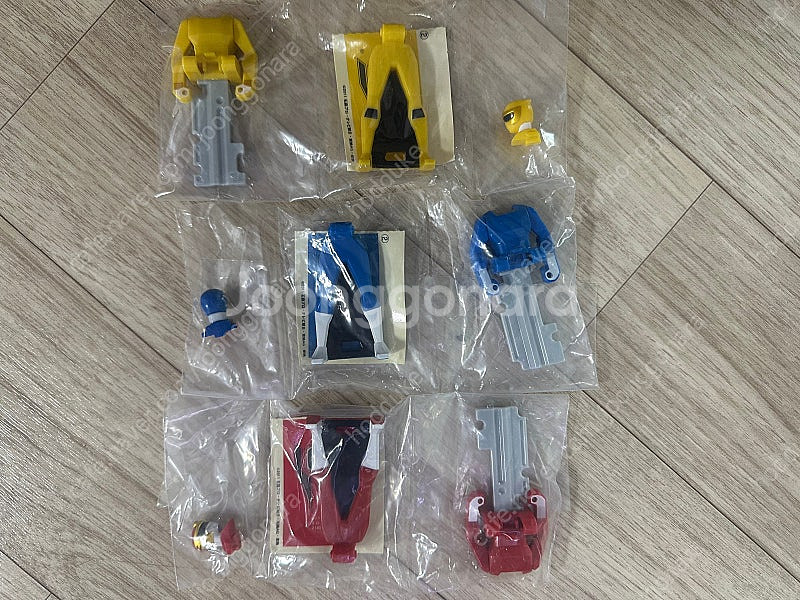 파워레인저 캡틴포스 썬발칸 레인저키 미개봉 가샤폰 세트--0