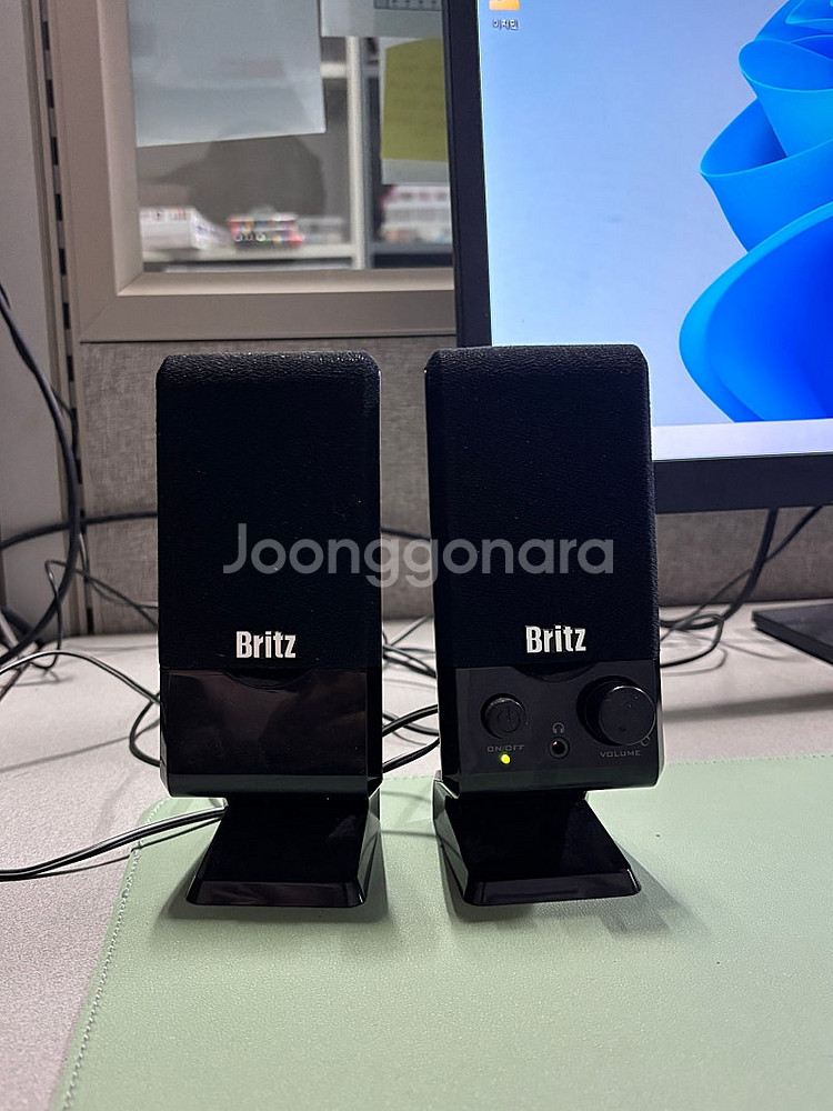 LG 모니터 + 삼성 모니터 + 브리츠 스피커 세트 +...--4