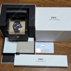 IWC 파일럿36 청판 브레이슬릿포함 판매