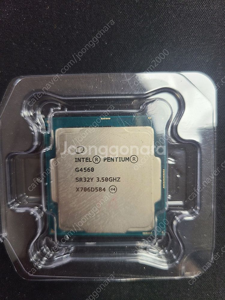 (택포) 인텔 G4560 CPU + 쿨러 중고--0