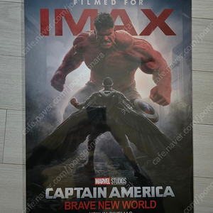 캡틴 아메리카 브레이브 뉴 월드 IMAX 아이맥스 포스터