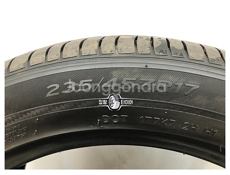 중고타이어 한국타이어 벤투스S2AS 235/45R17 ...--5