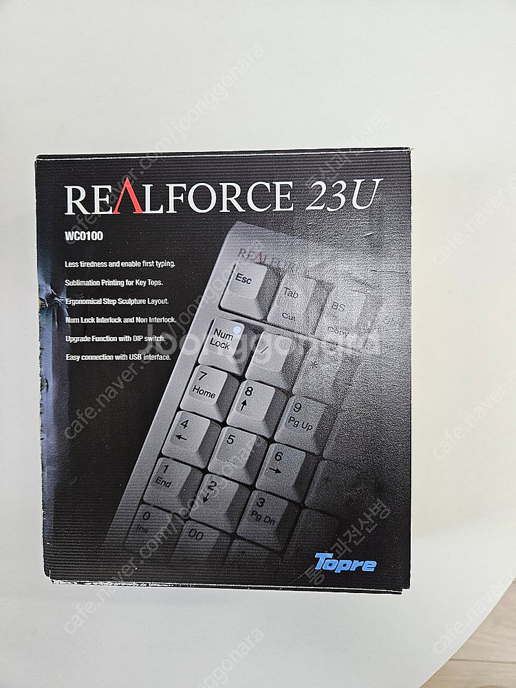 토프레 리얼포스 23U 숫자패드 하중 ALL45g WC...--2