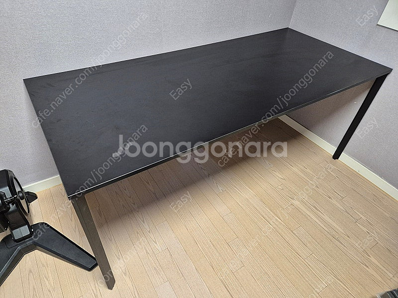 컴퓨터 책상 1800x800 올블랙 다가구 페르마타 스...--0