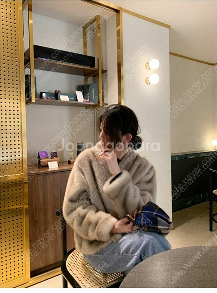 바이듀 페이크퍼 자켓 5만--1